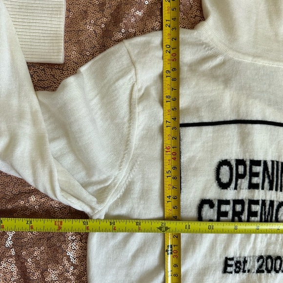 Opening Ceremony White Logo Crewneck Sweatshirt Unisex XS. Authentic - Picture 9 of 10